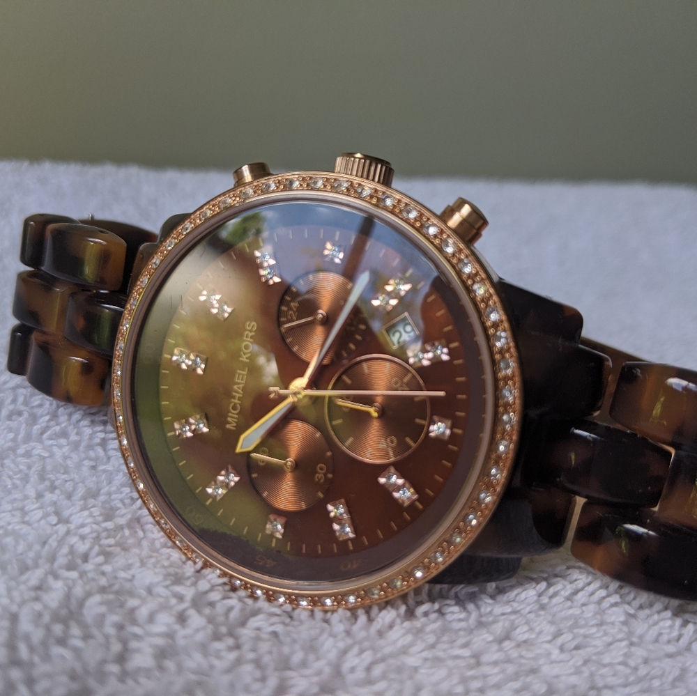 Michael Kors Tortoise Shell watch